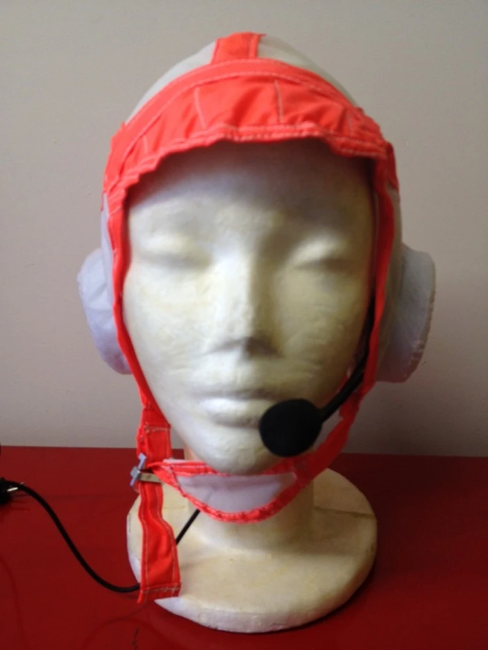 The Final Frontier Design suit's communications cap