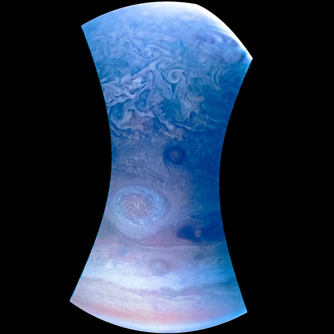 A closer look at the storm patterns