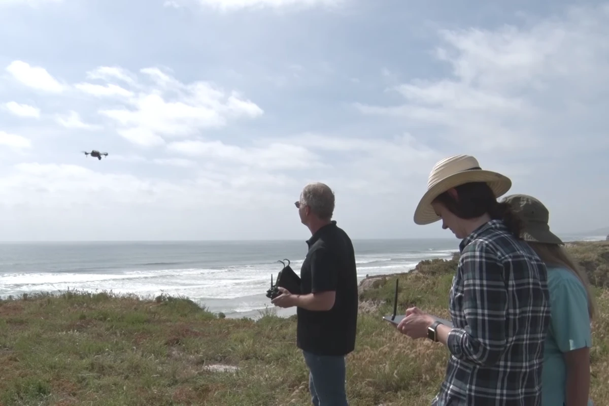 The small MIWRAC drone system sends information back to an Android tablet in real time