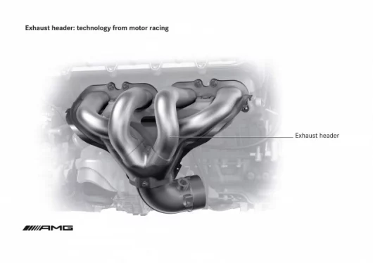 Mercedes-Benz SLS AMG exhaust