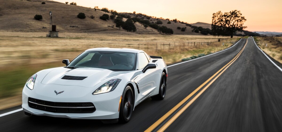 This 2015 Chevrolet Corvette Coupe sold for $400,000 at a Barrett-Jackson Las Vegas Auction in 2014 with proceeds going to the Care House Oakland County charity