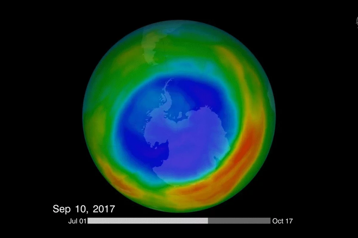 A new study has found chemical evidence that the hole in the ozone layer is healing
