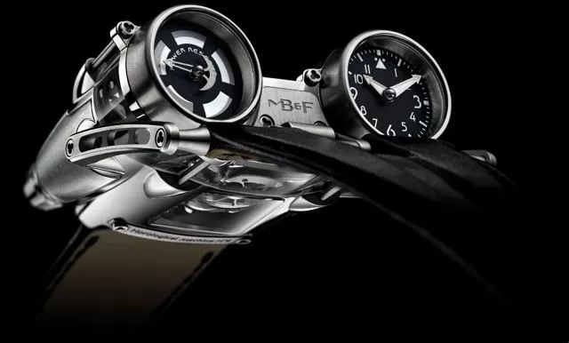 The Horological Machine No. 4 Thunderbolt is a titanium and sapphire watch inspired by aircraft, that costs almost US$200,000