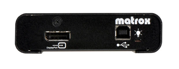 The DualHead2Go Digital SE is powered by USB