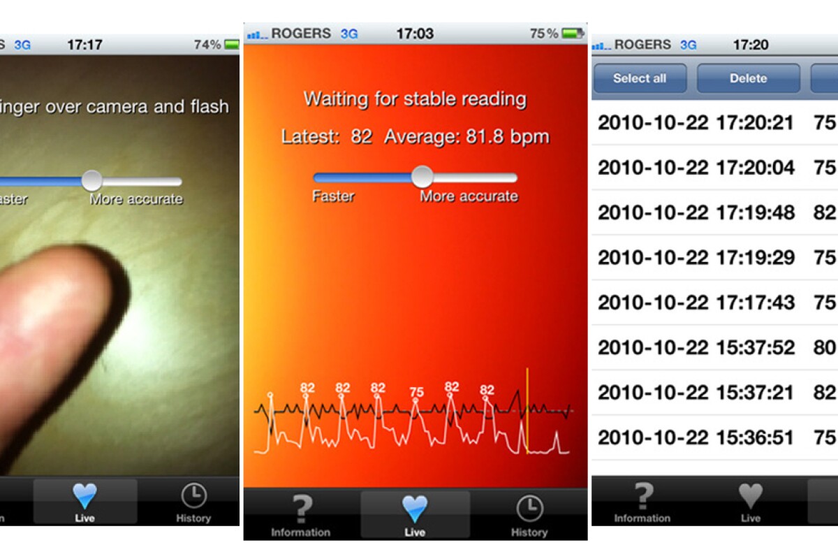 Antimodular Inc.'s Pulse Phone heart rate app