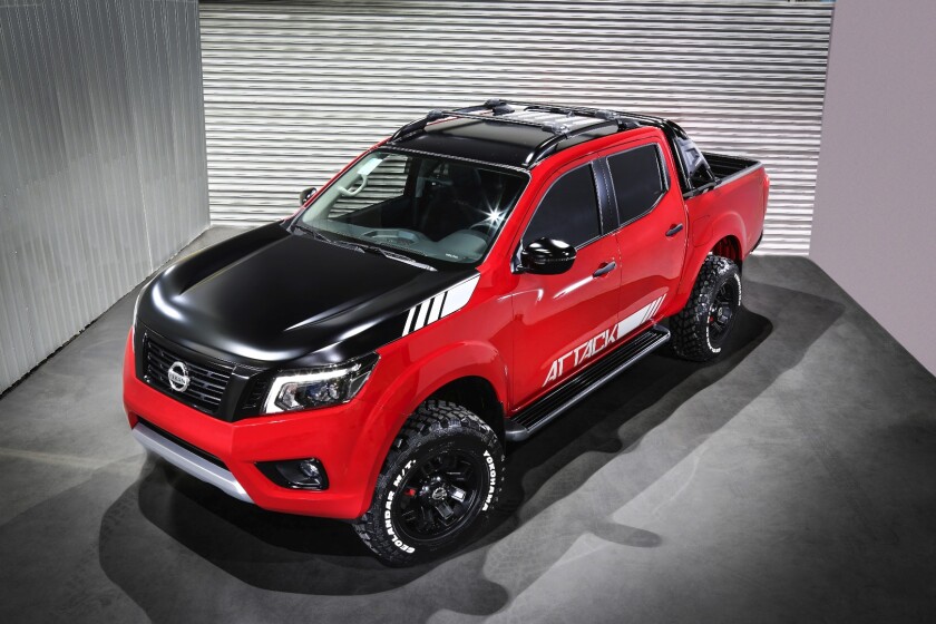 The Frontier Attack concept includes a 40-mm lift, running boards, a roof rack and other upgrades
