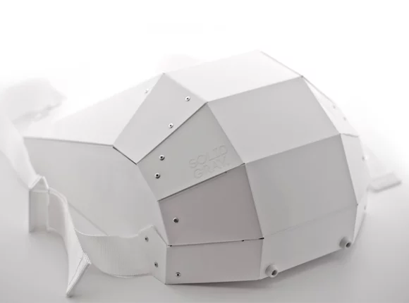 Solid Gray's folding design is armadillo-inspired