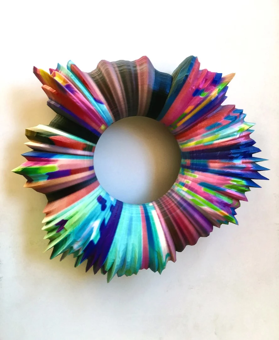 A colored version of the winning Laugh Star was printed here on Earth