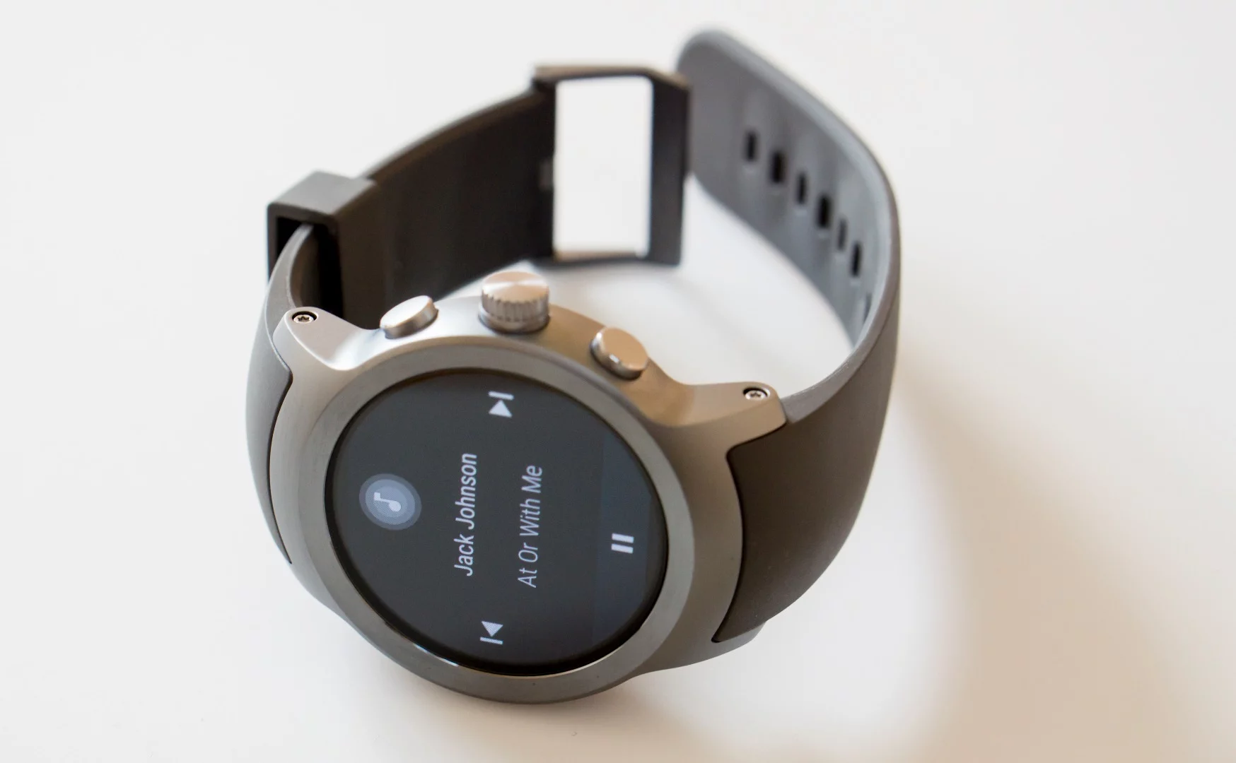 If you don't mind a big watch, we think the LG Watch Sport is a beautiful piece of kit