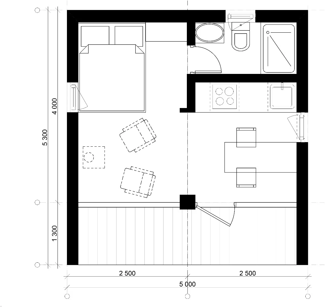 DD16's interior layout