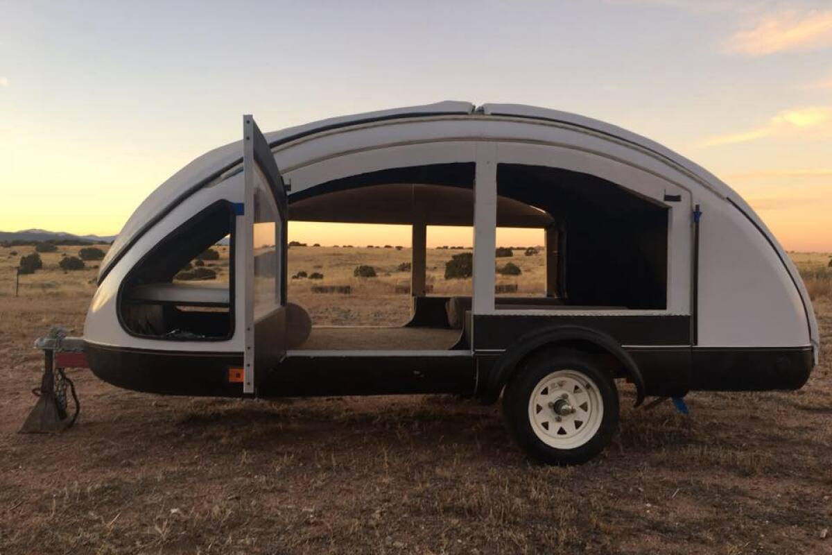 The Earth Traveler is designed to bring family camping to your bumper at under 300 lb