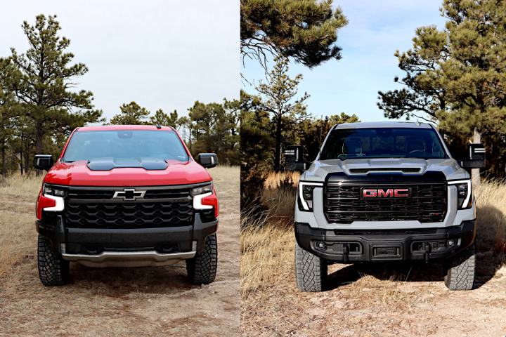 2024 Chevrolet Silverado 1500 ZR2 vs 2024 GMC Sierra 1500 AT4X