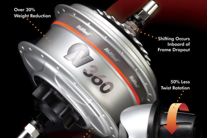 The NuVinci N360 Continuously Variable Planetary (CVP) transmission for bicycles