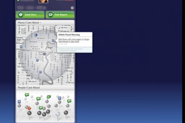 Hearing it on the vine: Microsoft Vine's widget-based dashboard