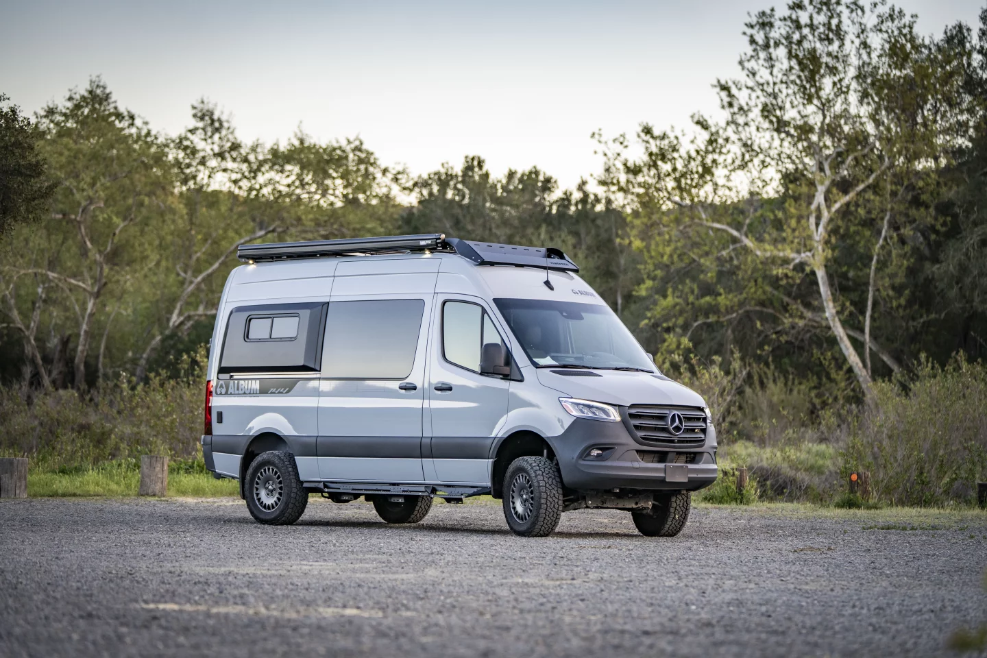 Vanspeed avoids all the extraneous steel bumper and bull bar add-ons many adventure camper companies bolt to the Sprinter, keeping things simple and functional