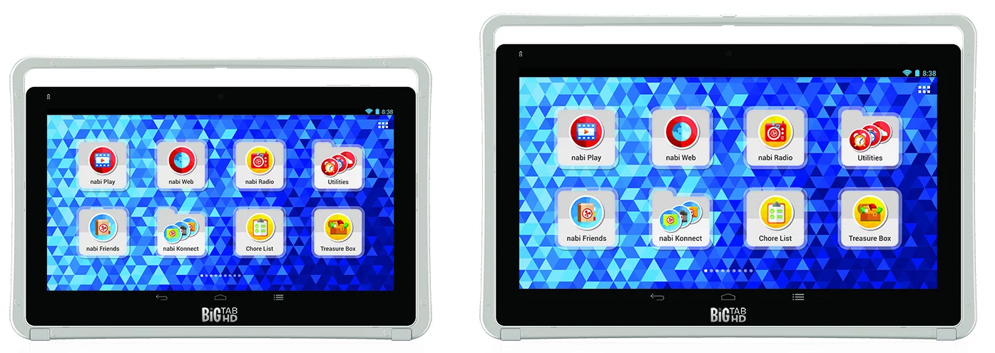 The nabi Big Tab HD 20-in and nabi Big Tab HD 24-in