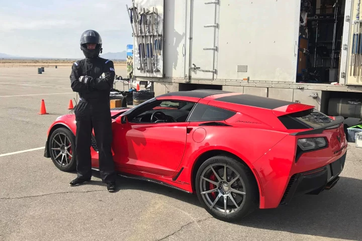 Callaway Corvette AeroWagen ready for a lap