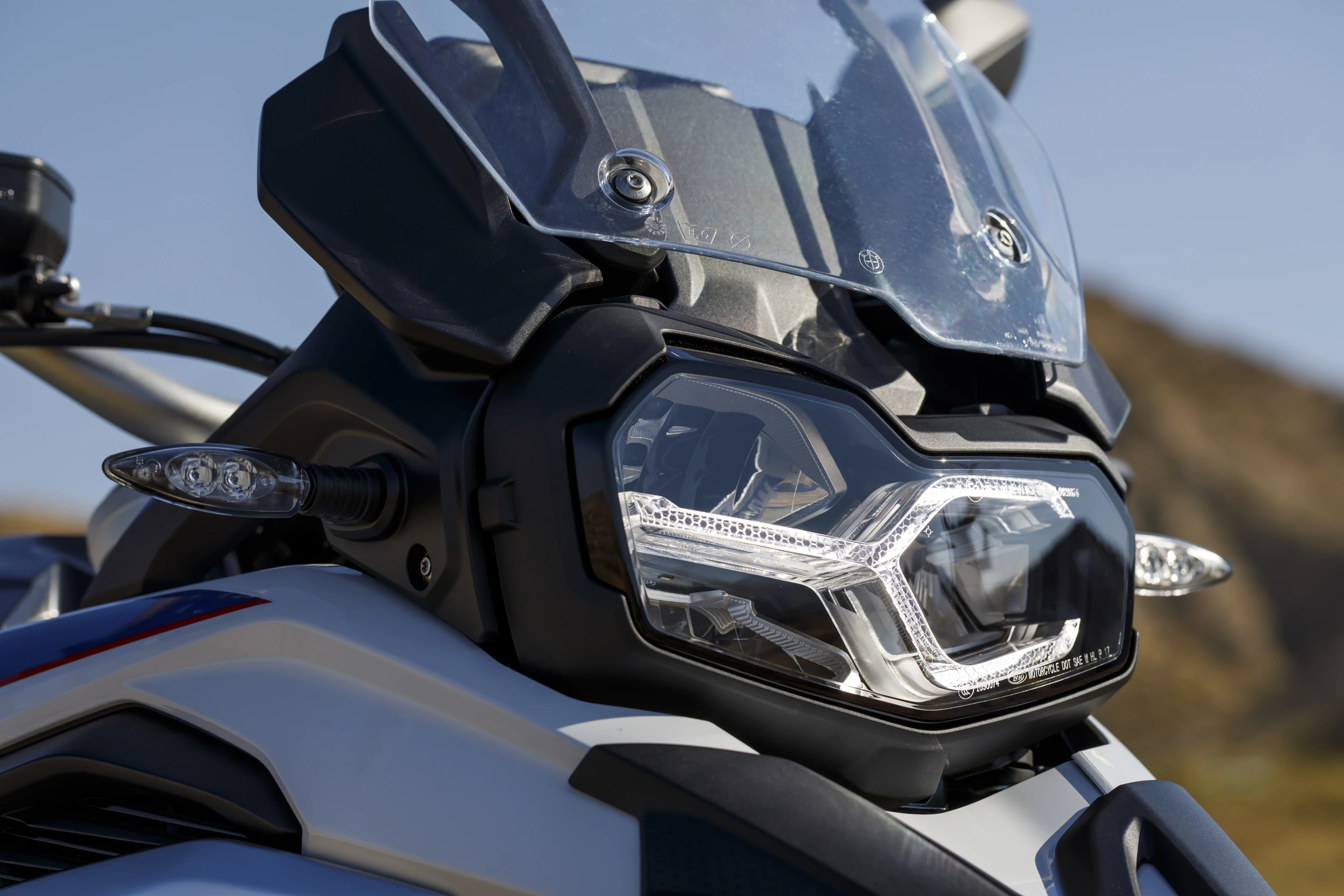 The new BMW F 750GS and F 850GS now comes with optional LED headlamps with daytime running lights