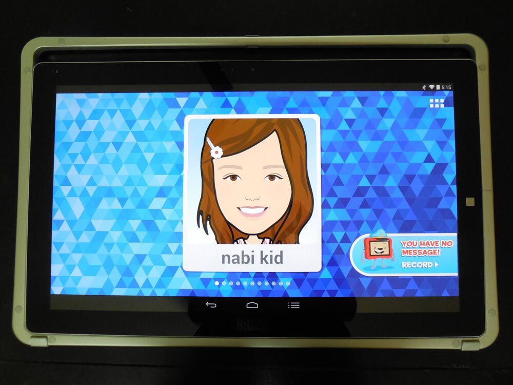 Kids can use the tablet in the nabi mode (Photo: Lakshmi Sandhana/Gizmag.com)