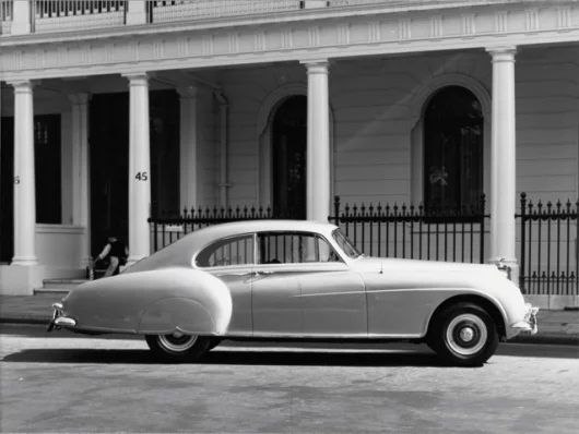 HJ Mulliner's most famous creation - the R-Type Continental of 1952, the fastest four-seat sports car of its era, and the inspiration for today's Continental GT.