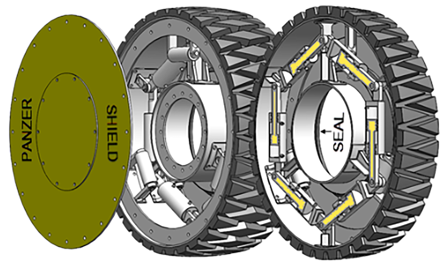 Air Suspension Wheels: design for a bulletproof military vehicle wheel