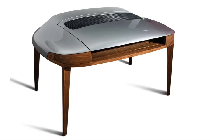 While it won’t be everyone’s cup of tea, the Porsche Writing Desk is an interesting piece of craftsmanship