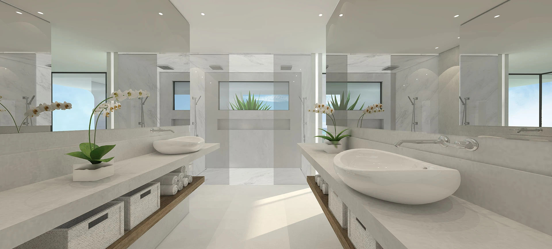 Arkup liveable yacht concept: master bathroom design