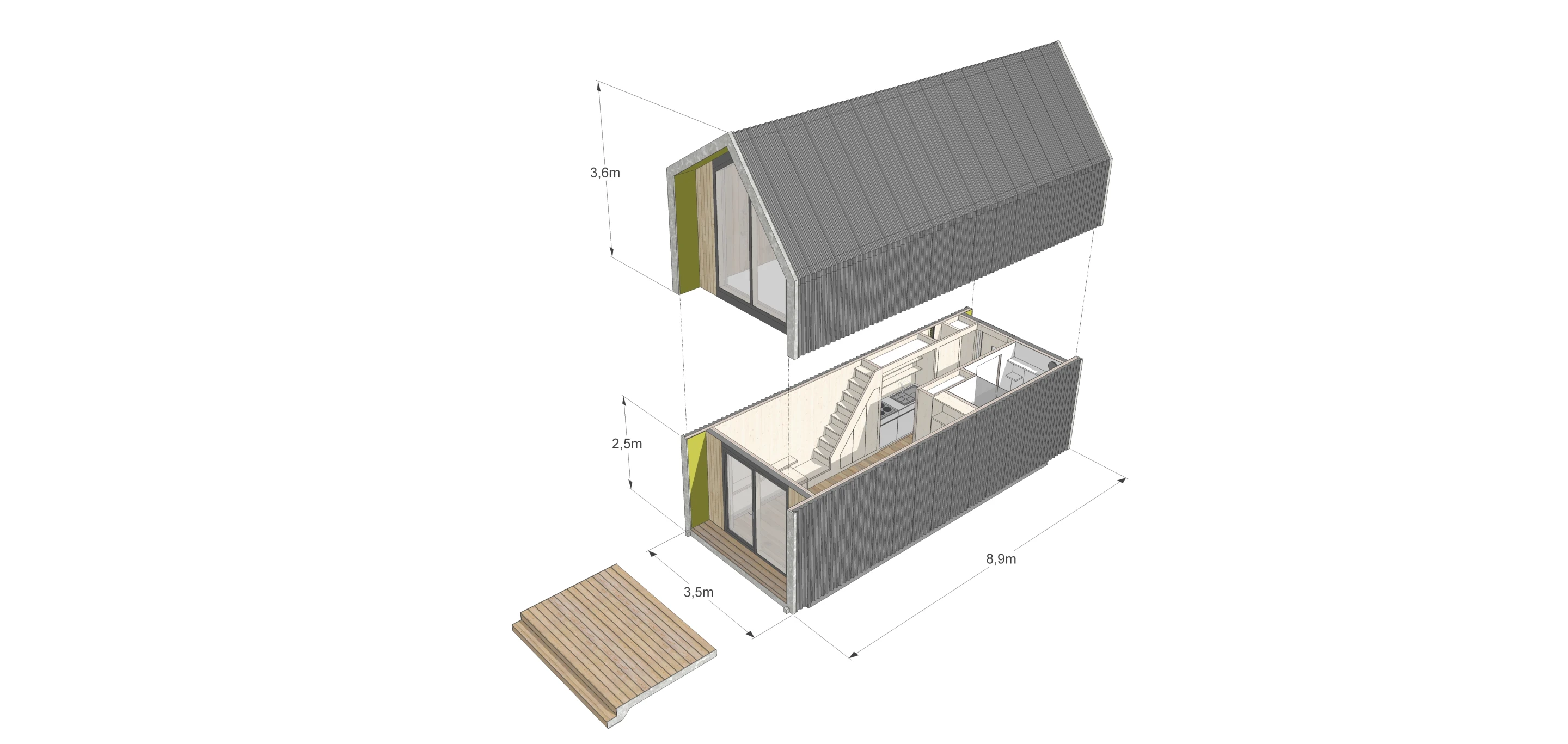 Architect's drawing of the Heijmans ONE
