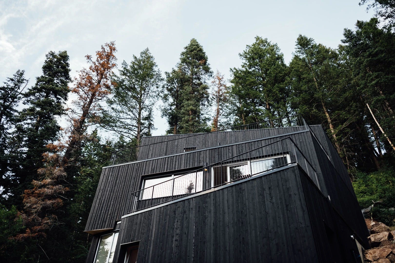 The Treehaus in Utah, by Park City Design+Build, was designed to Passivhaus standards