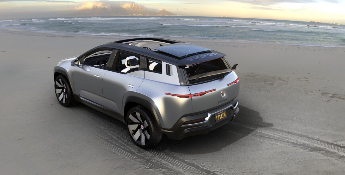 Ready for the beach? We can assume that the Fisker Ocean will have AWD
