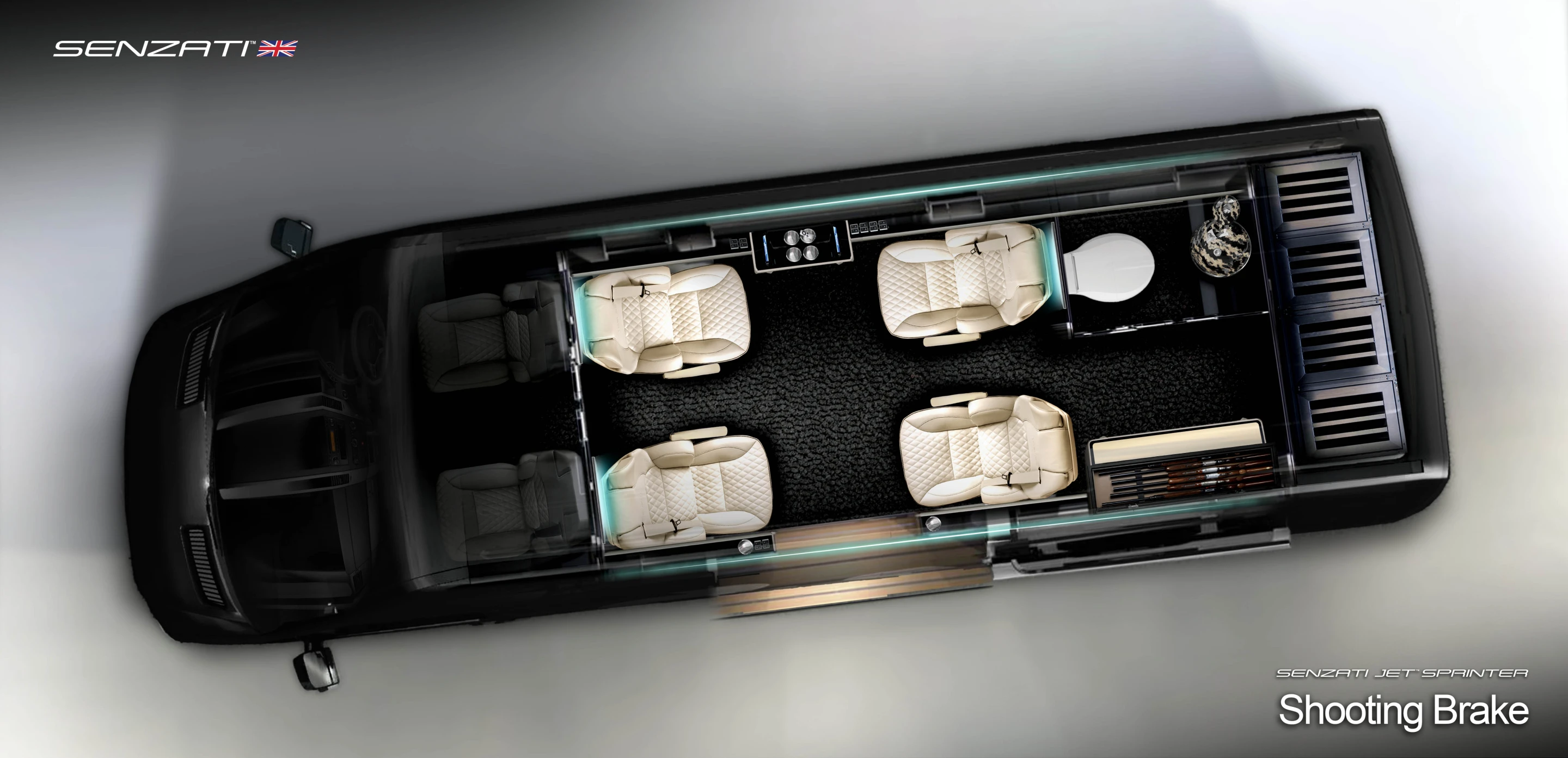 Senzati Jet Sprinter floor plan option
