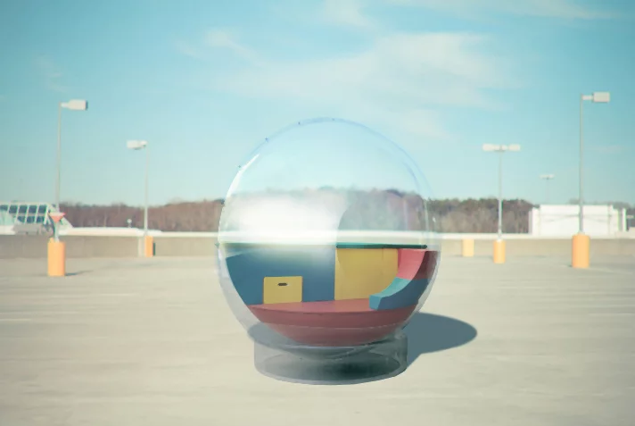 The Cocoon 1 sits upon a "Foundation 360" base so it doesn't roll away