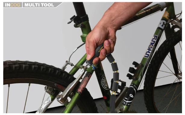 Incog includes several wrenches and screwdrivers for various repairs