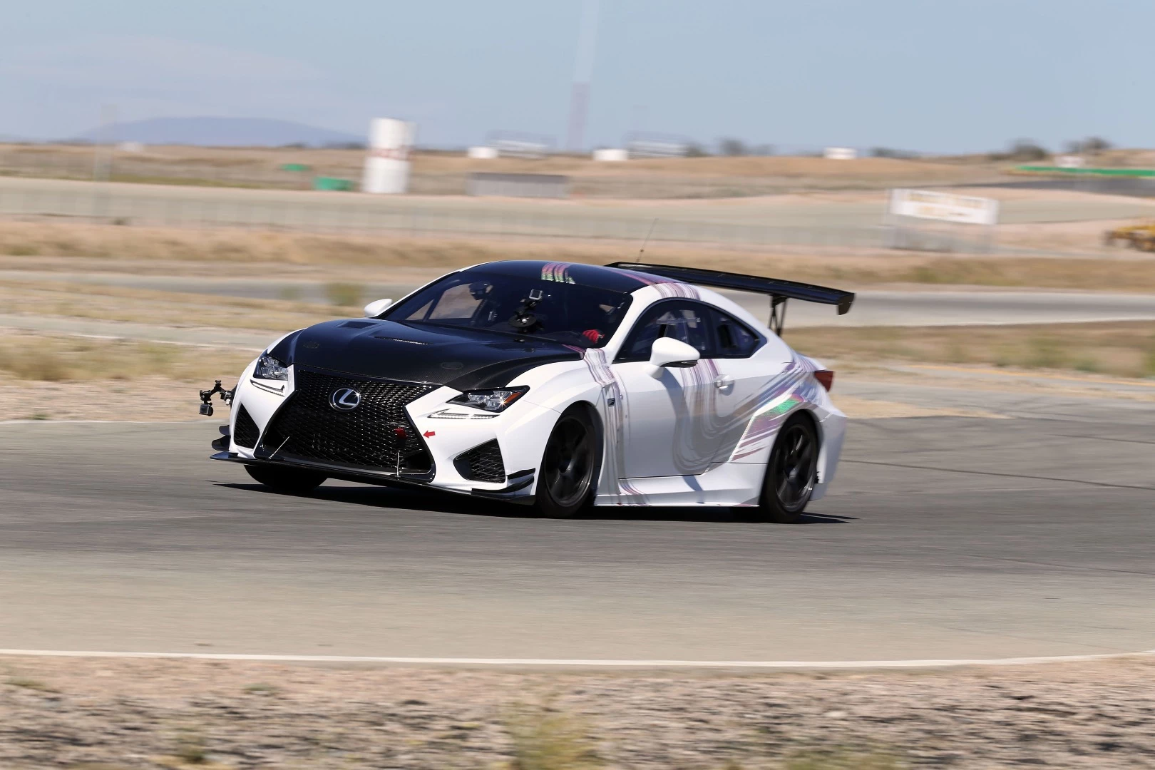 Lexus has cut about 800 lbs of weight when compared to the production car