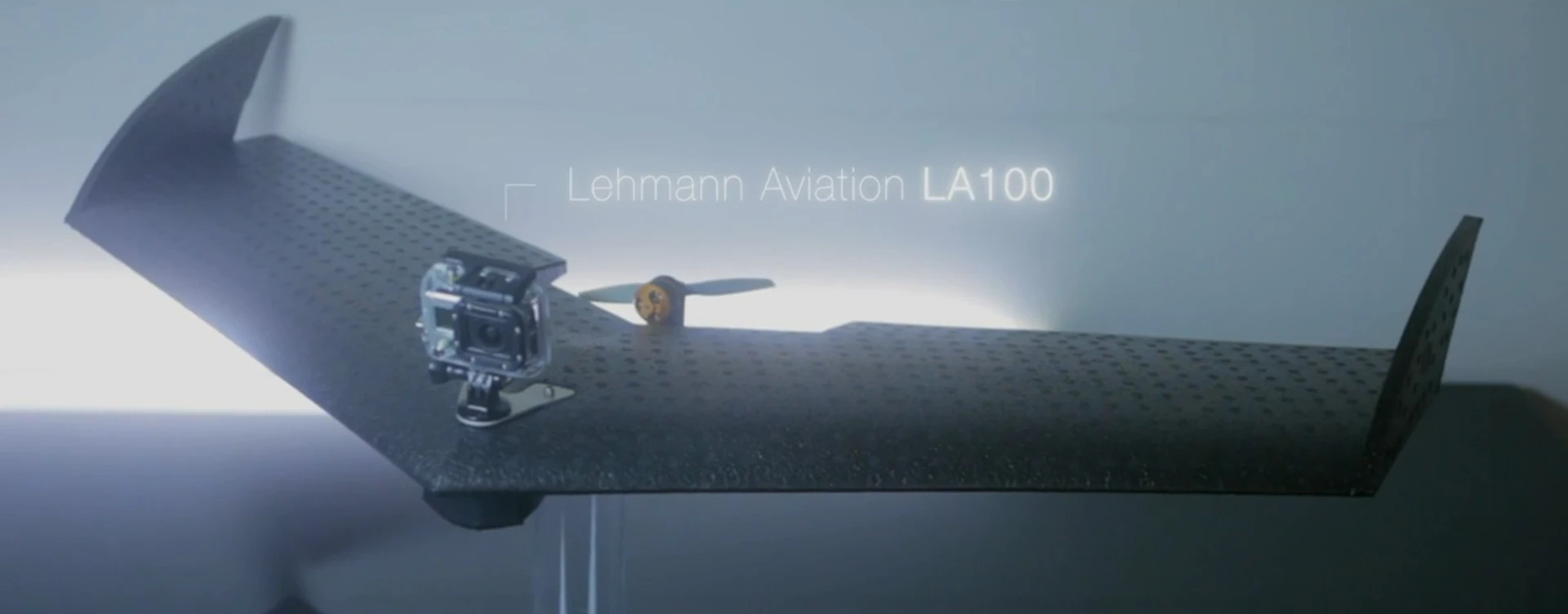 The LA100 is fully automatic, following a pre-programmed flight path with no input from the user
