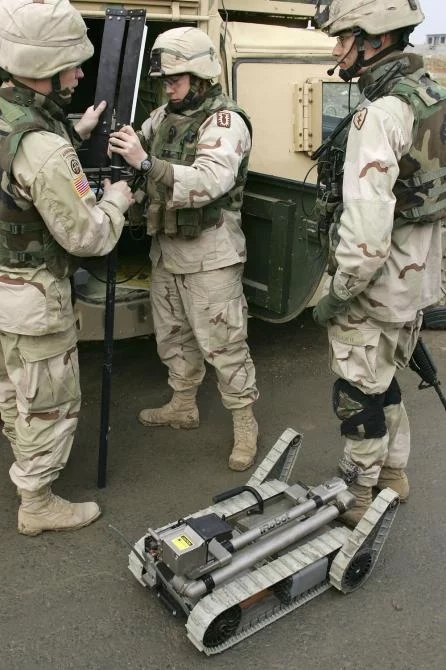 The iRobot PackBot EOD in use with the military