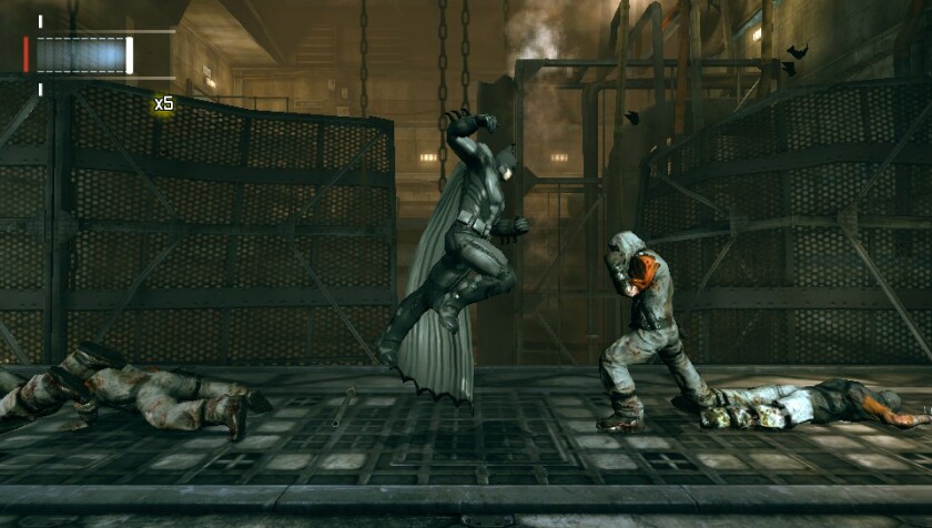 Batman's combat is much less varied – and much more boring – compared to the console games