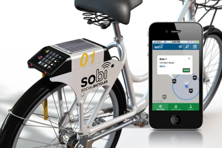 Sobi is a new bicycle-sharing system, that uses GPS and a mobile phone app for locating and reserving bicycles (Photo: sobi)
