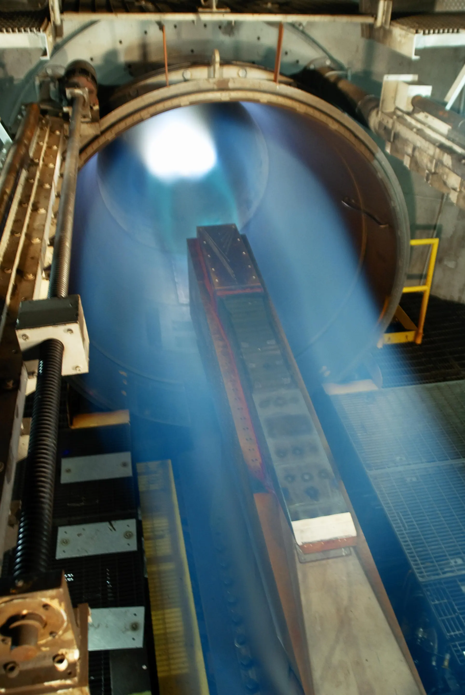 Test firing of the SJY61 scramjet (Photo: NASA)