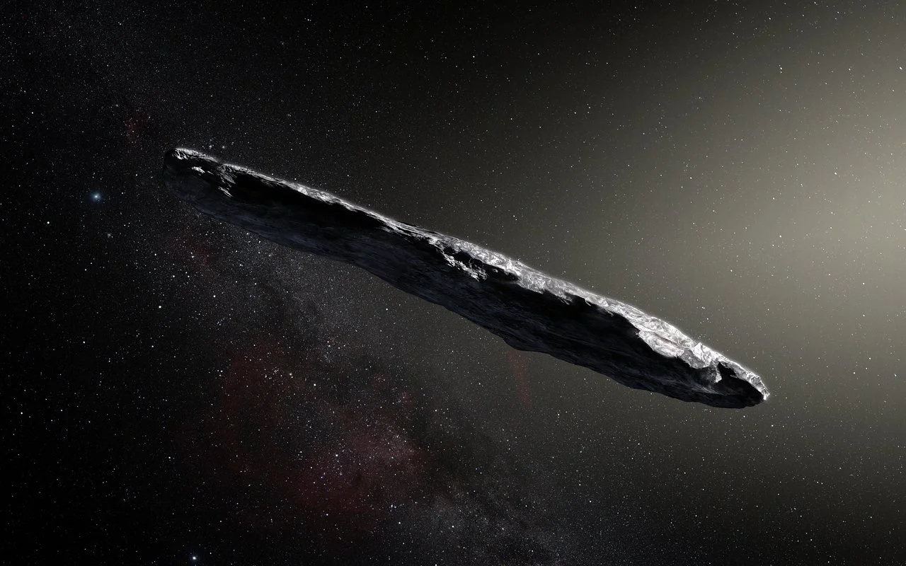 `Oumuamua is the first observed interstellar object to enter the Solar System