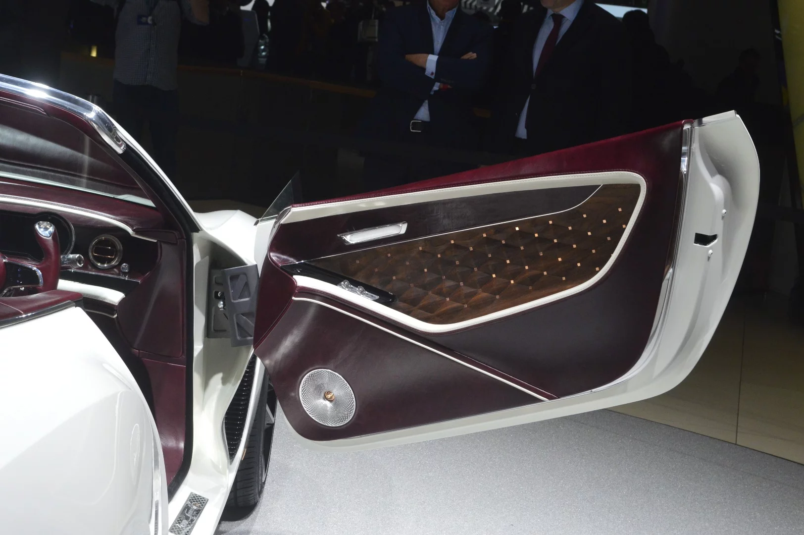 The quilted door trims on the EXP 12 Speed 6e