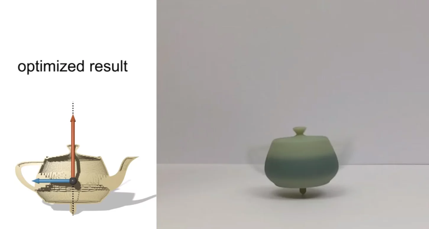 A top modified by the Disney algorithm