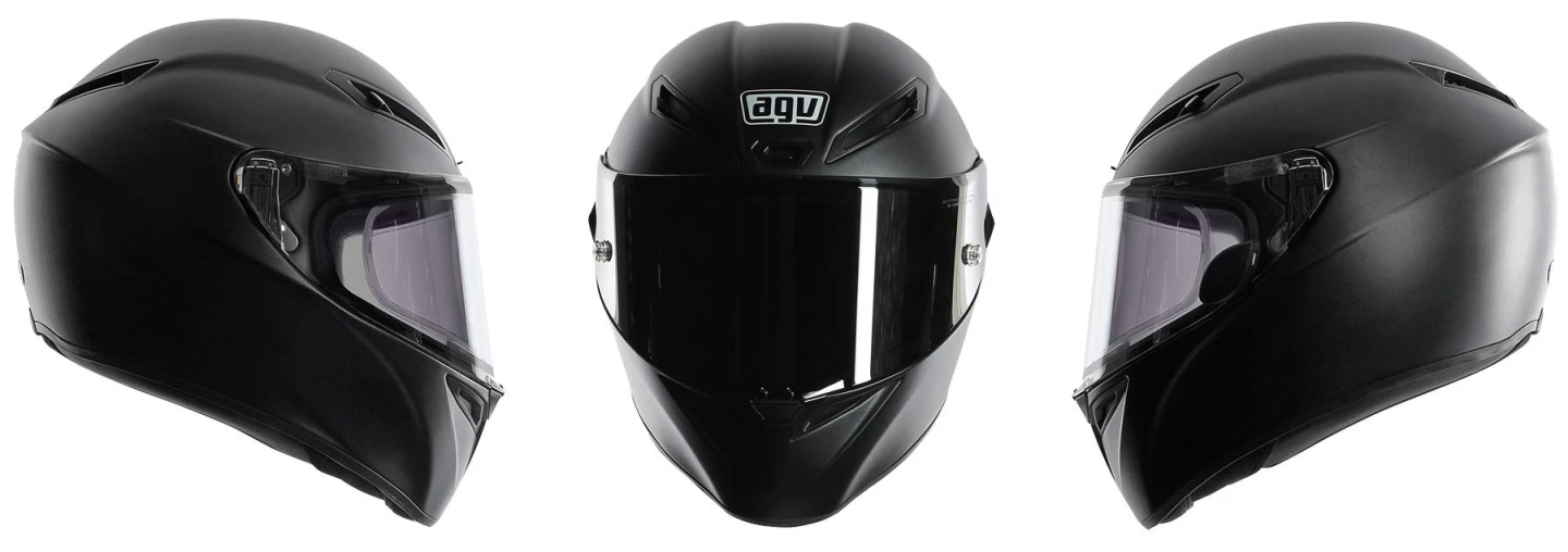 The new LCD visor from AGV is available for the Pista GP, Corsa and GT Veloce (pictured) models