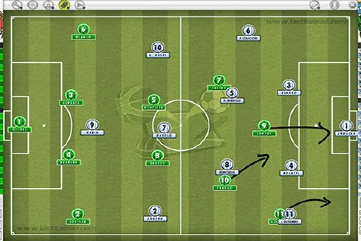 Tactical Pad was developed by Brazilian software engineers to aid soccer coaches in the technical training of players
