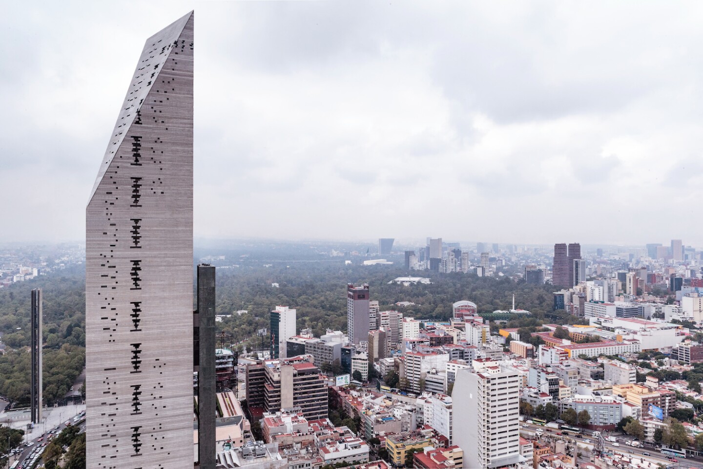 Second place went to Torre Reforma, Mexico City's tallest skyscraper