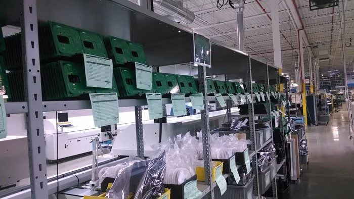 Ubi computers running off the production line
