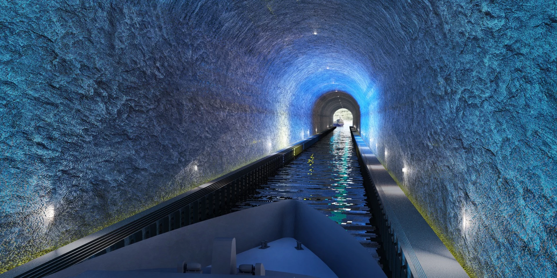 The Stad Ship Tunnel will reach a length of 1.7 km (1.05 miles)