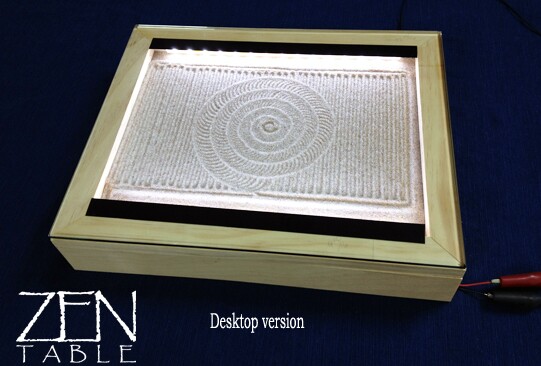 Zen Table Packs A Japanese Rock Garden And Robotic Zen Priest In A