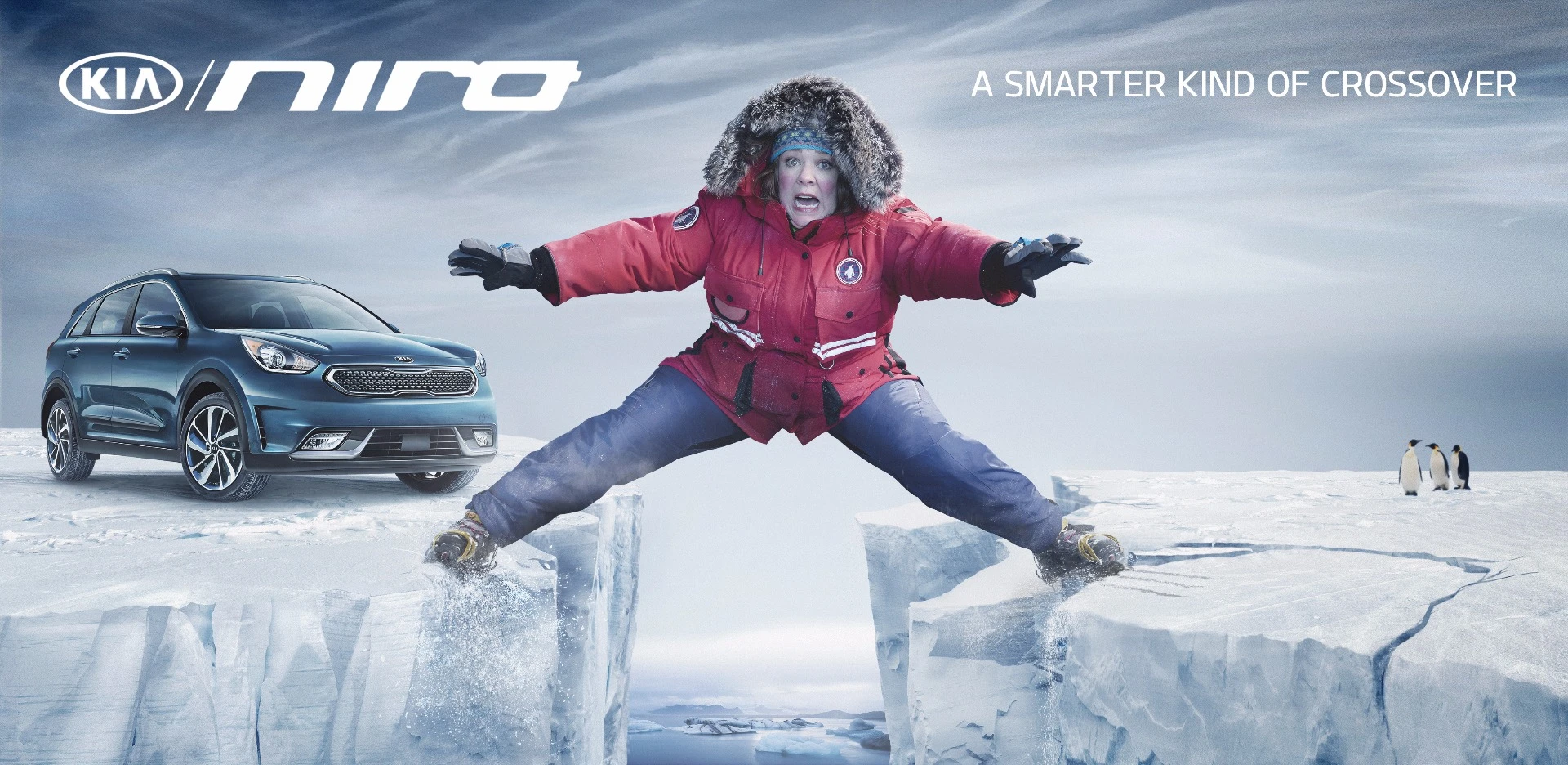 The Kia Niro was introduced to the American public with a series of Superbowl ads in 2017 featuring comedian Melissa McCarthy