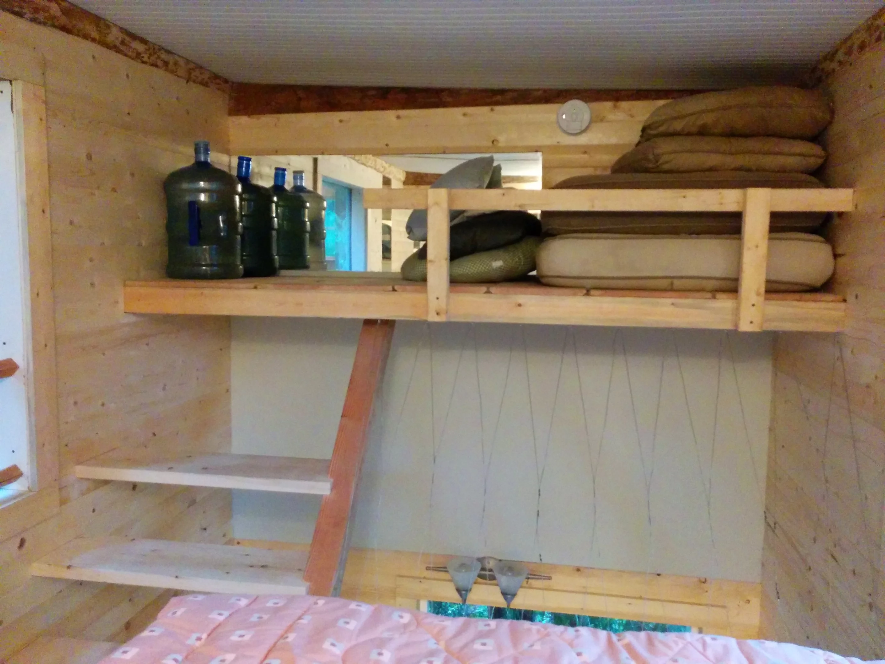 Yet another loft, little more than a crawl space, is also reached by a few more steps (Photo: Geoff de Ruiter)